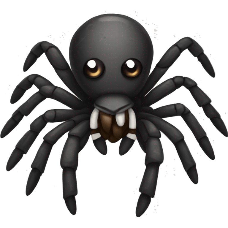 tarantula with bow emoji