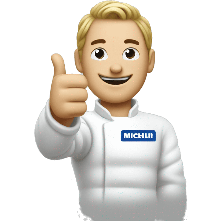 white michelin, thumbs up emoji