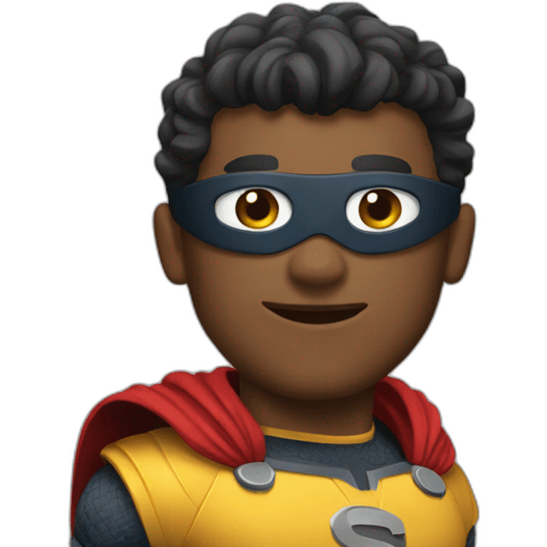 superhero spot emoji