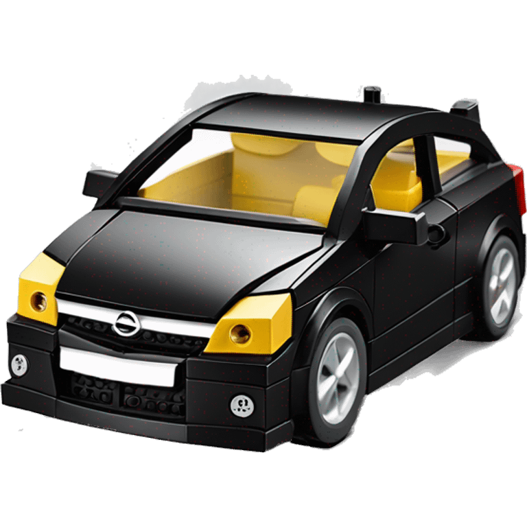 black opel astra h opc lego car emoji