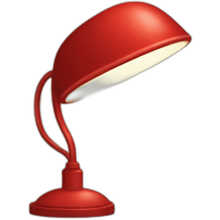 red lamp emoji