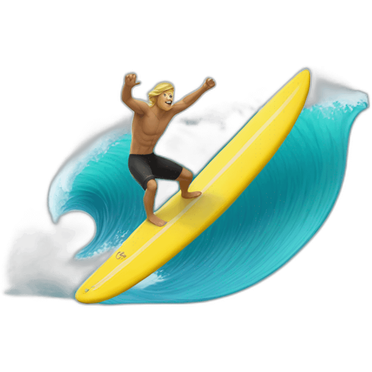 big wave surfer emoji