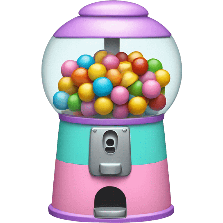 pastel gumball machine emoji