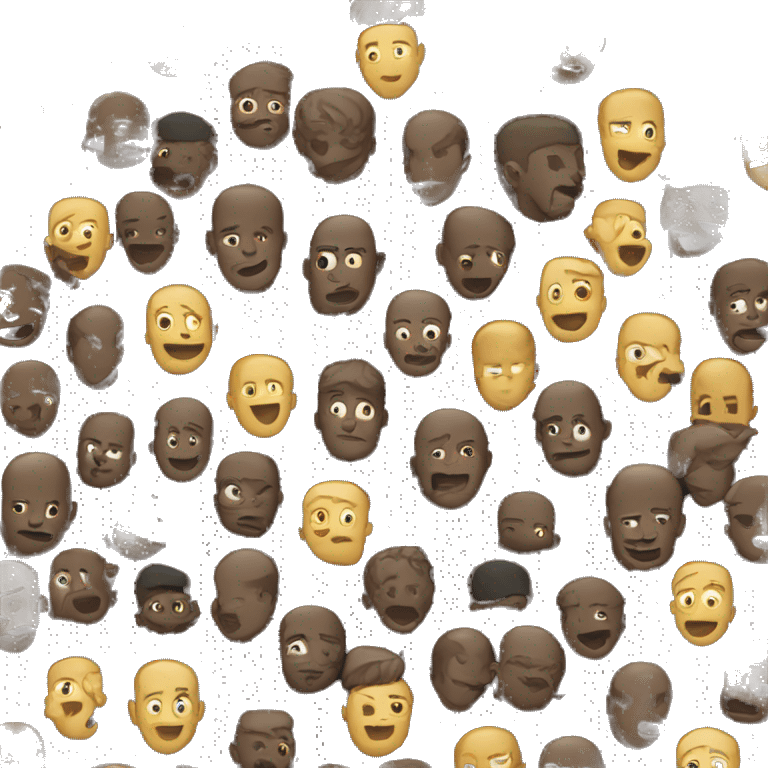 dark black men's shirt emoji