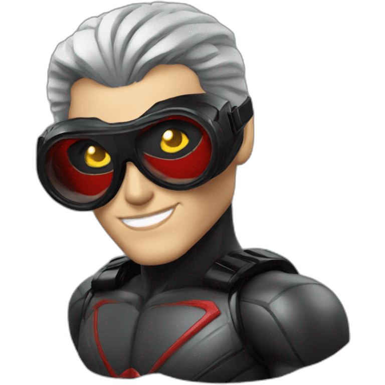 DC comics plastic man wearing goggles emoji