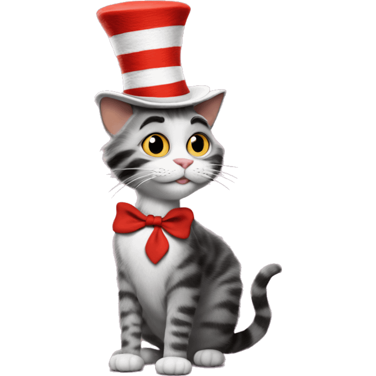 Dr Seuss cat in the hat emoji