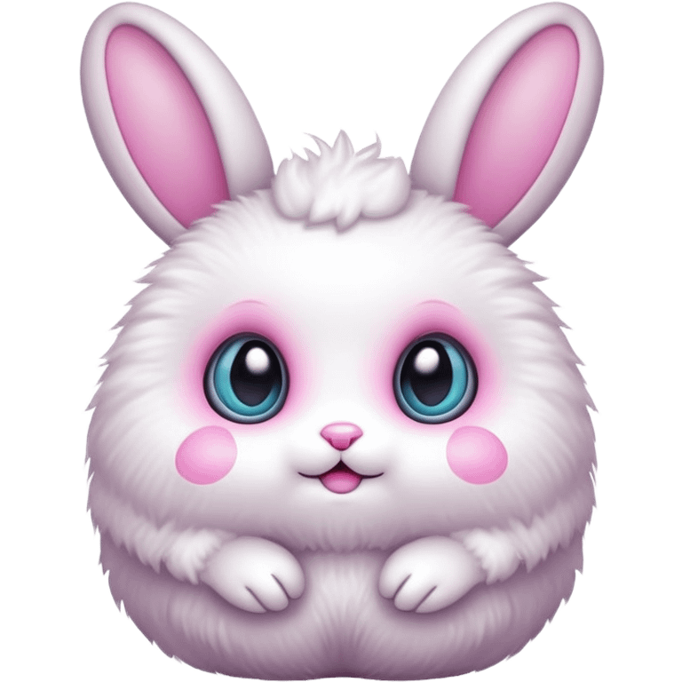 alien kawaiipuffy  fluffy easter bunny  emoji