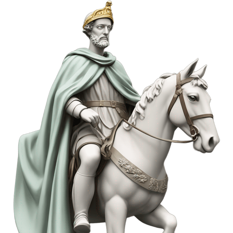 statue of Marcus Aurelius emoji