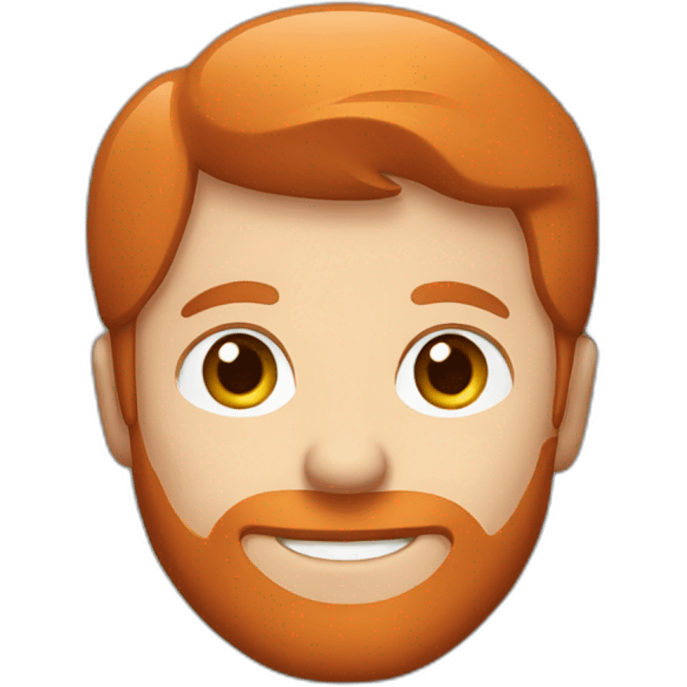 Redhead man holding garden tool emoji