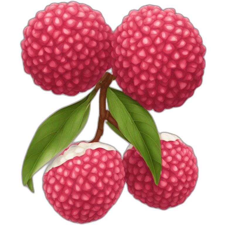 Lychee emoji