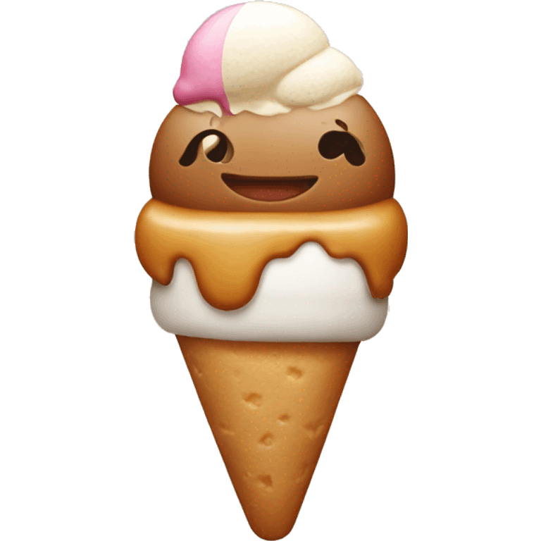 Ice cream is hot dogs emoji