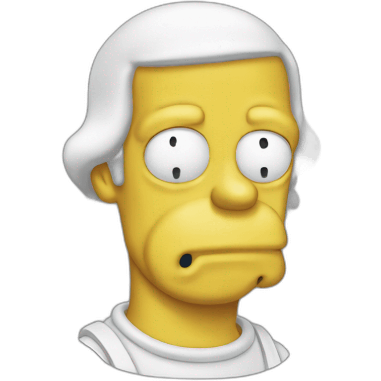 Homer qui pleure emoji