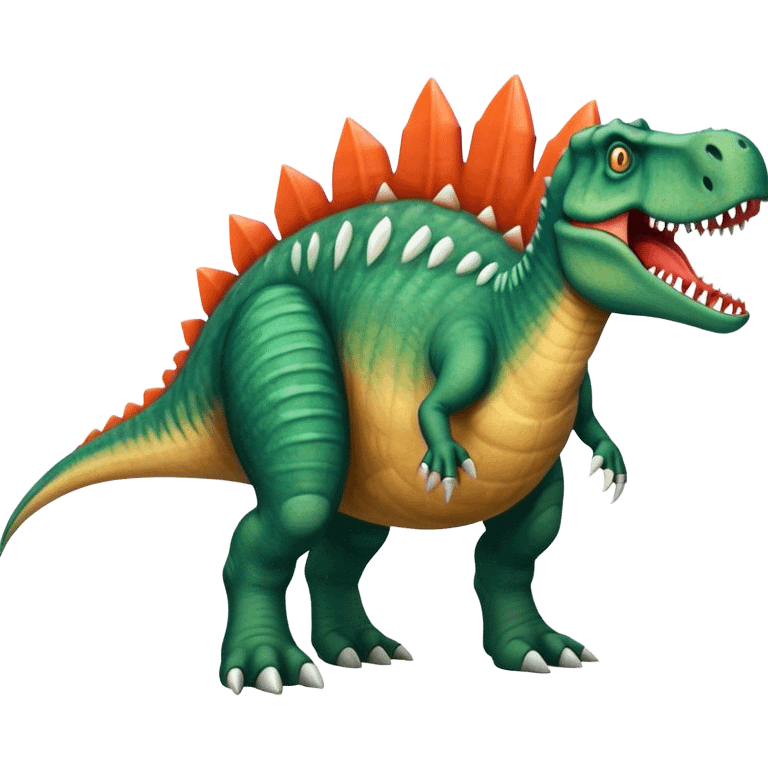 A spinosaurus emoji