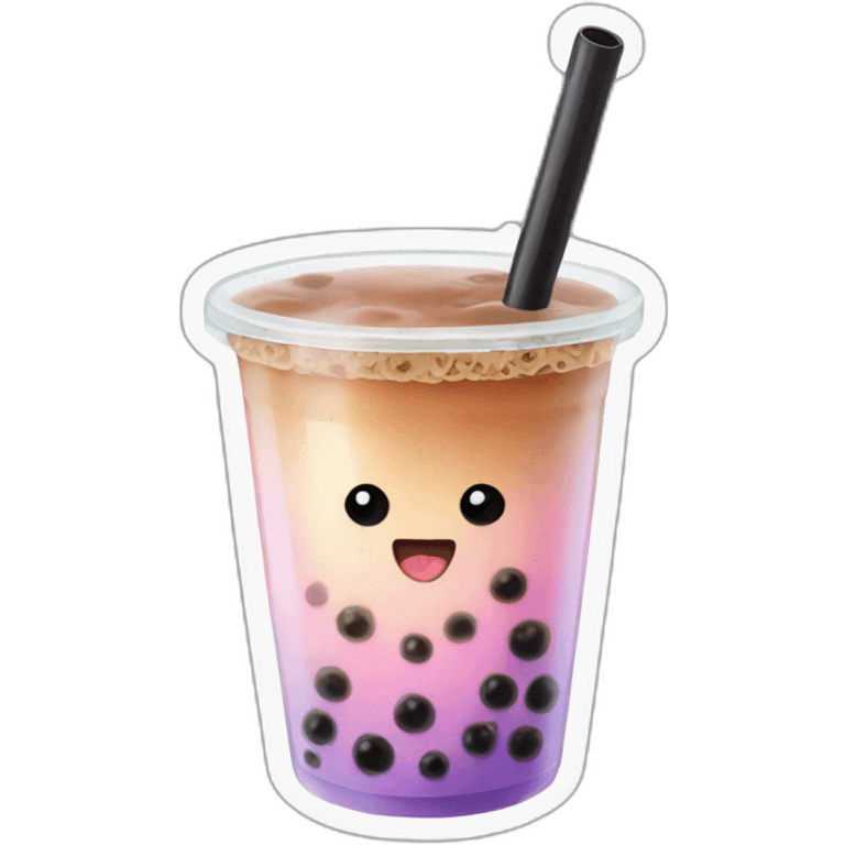 darkness bubble tea emoji