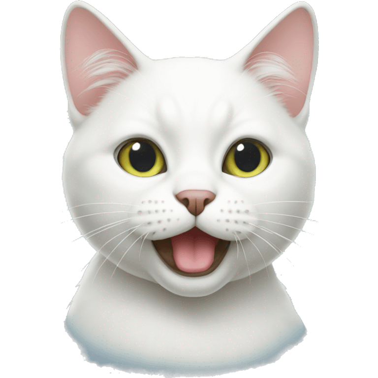 White cat emoji