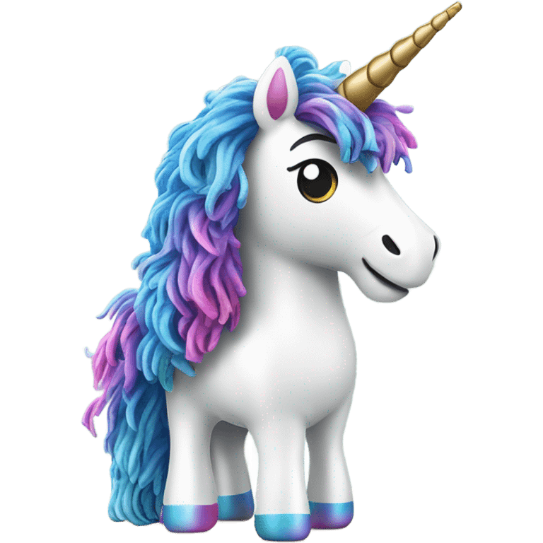 Unicorn mop emoji