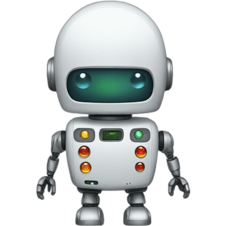 Christmas robot emoji