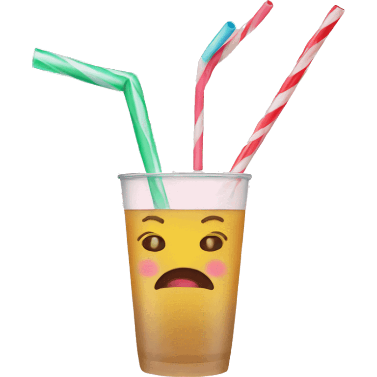 drinking straw  emoji