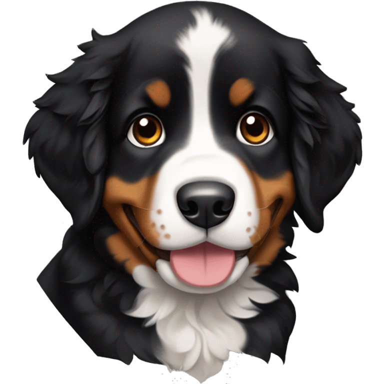 Bernese mountain dog puppy  emoji