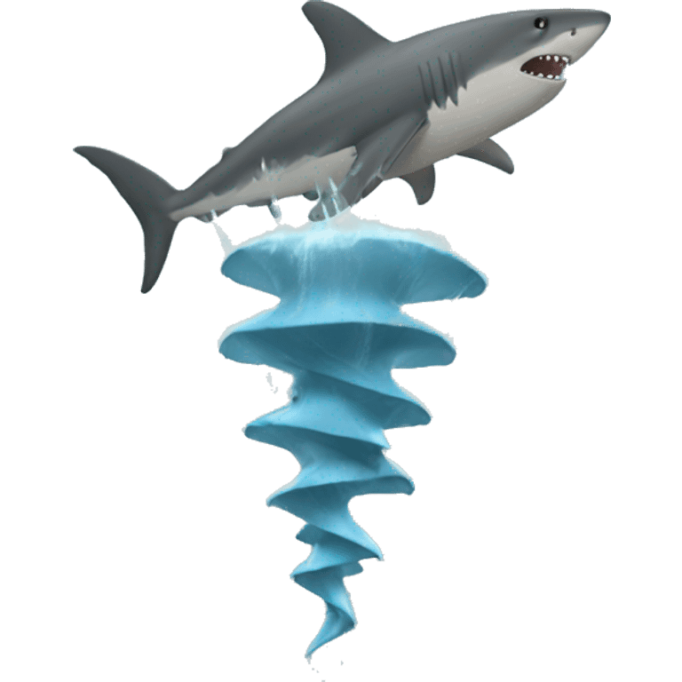 tornado of sharks emoji