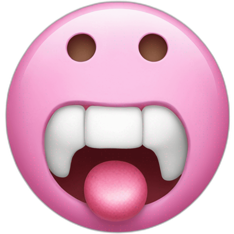 Bulle de Chewing-gum emoji