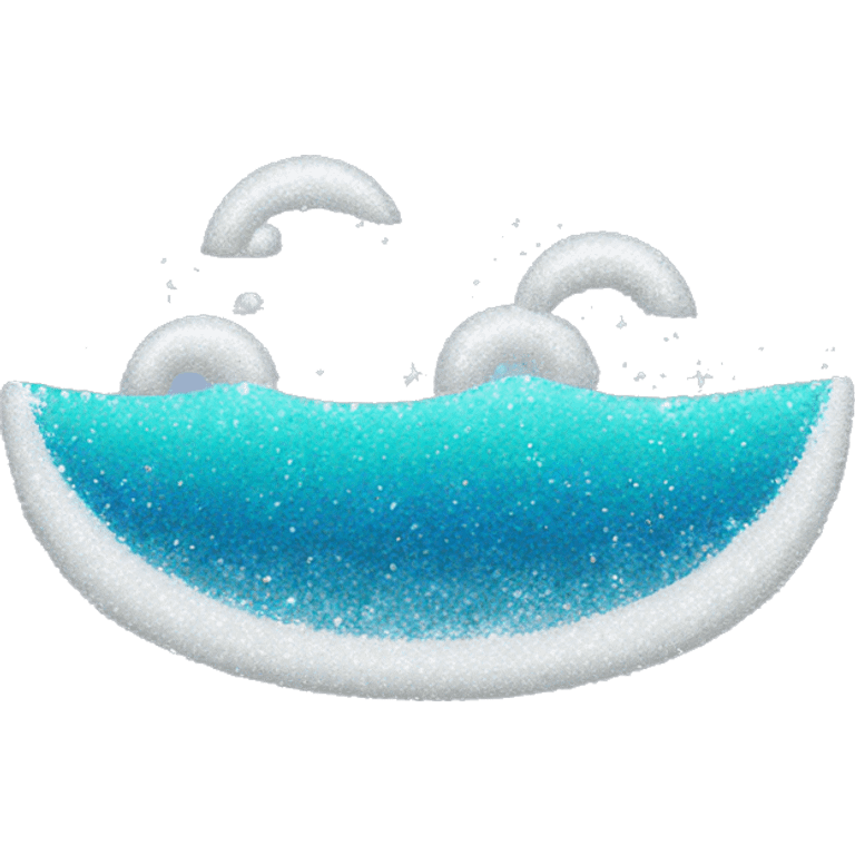 glittery ocean  emoji