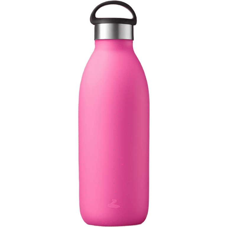 Pink water bottle emoji