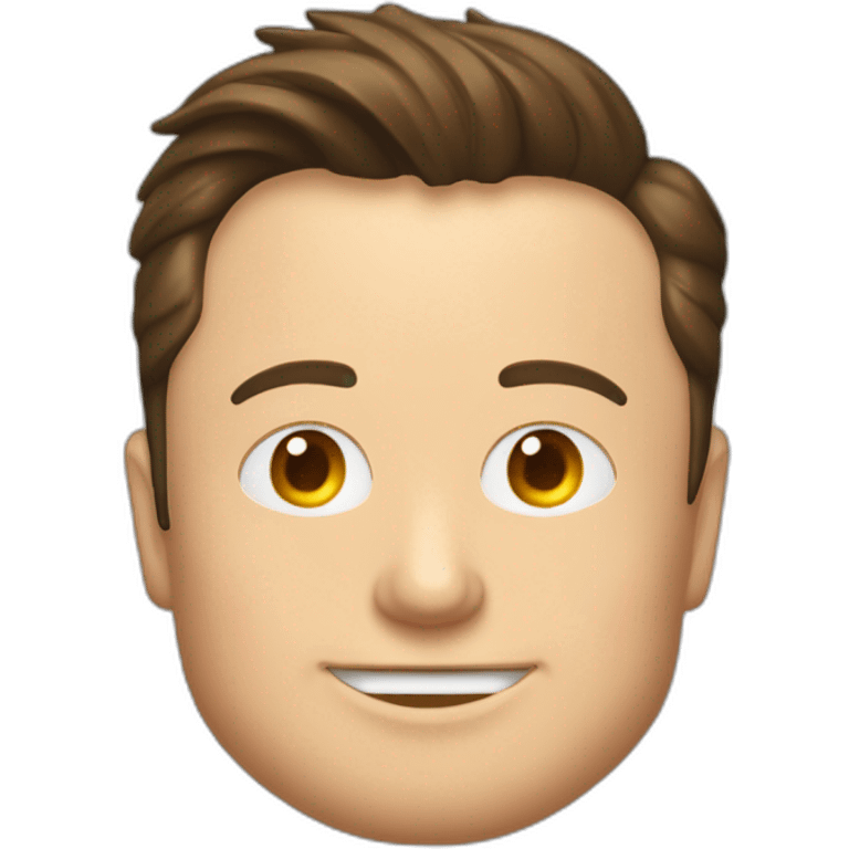 Elon Musk buvant une bière emoji