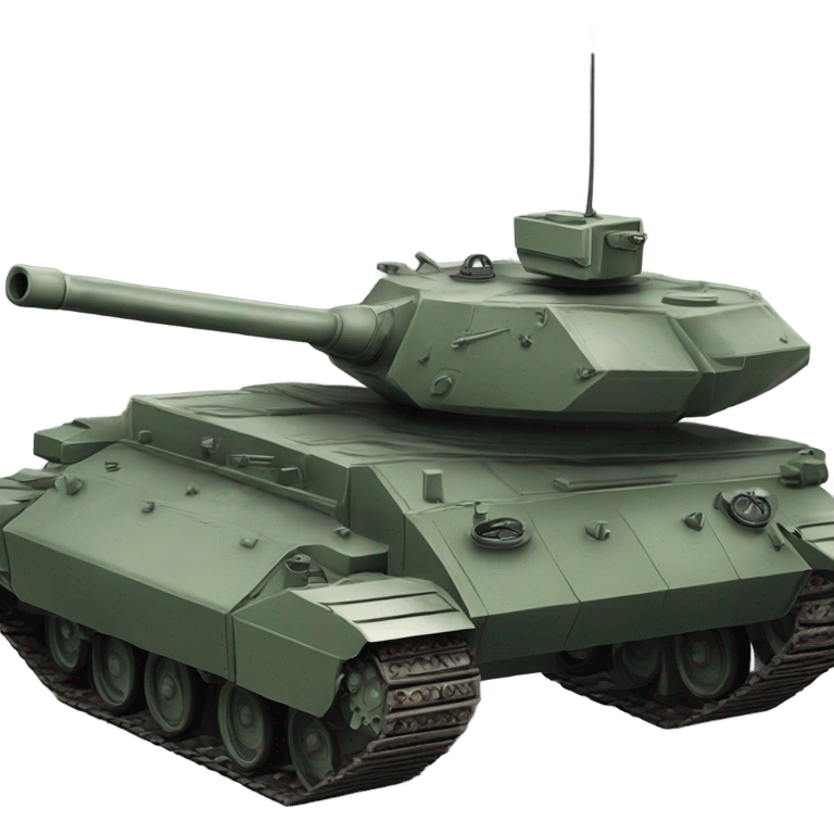 a tank  emoji