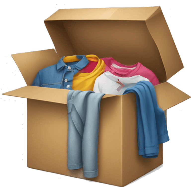 A box of clothes  emoji