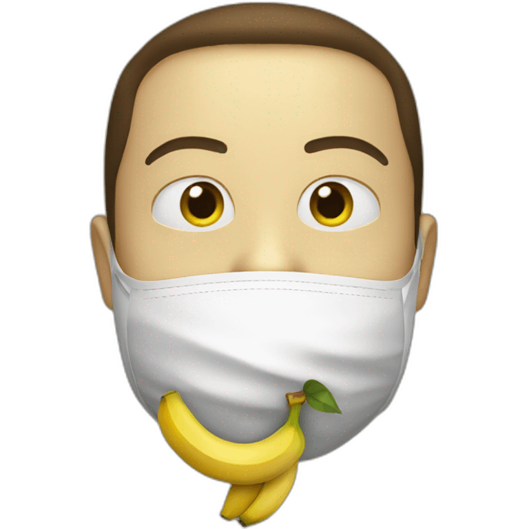 Elon Mask eat banana emoji