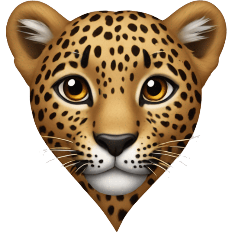 leopard heart emoji