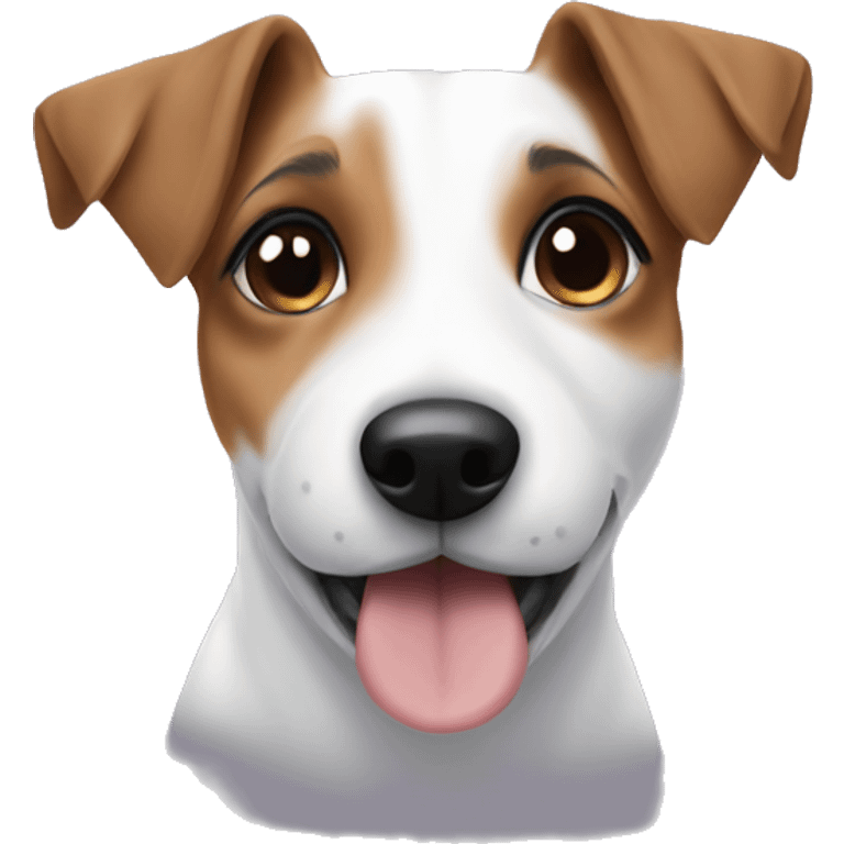 The sweetest puppy jack russell terrier emoji