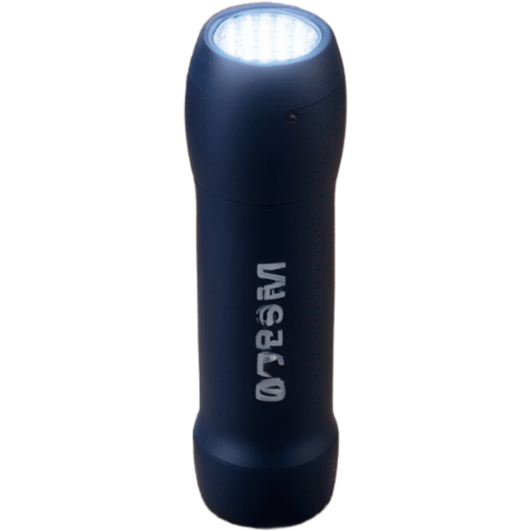 navi blue flashlight emoji