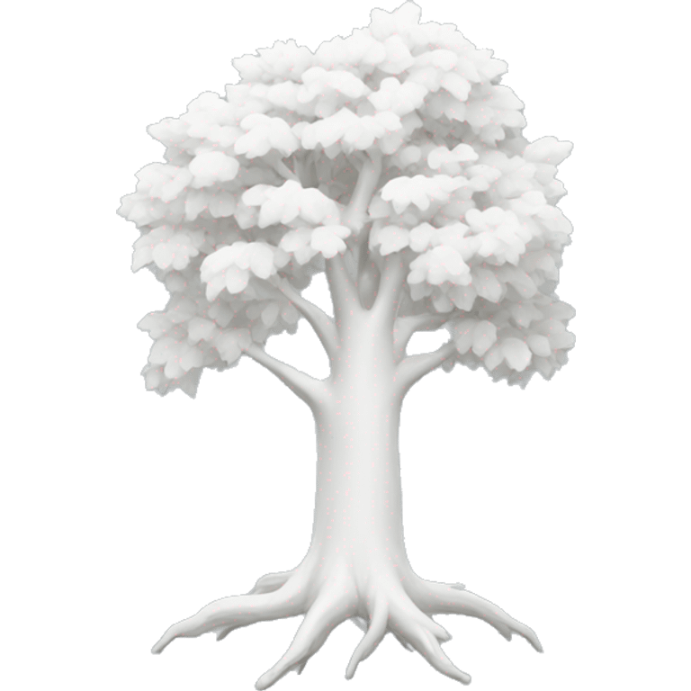 white tree emoji