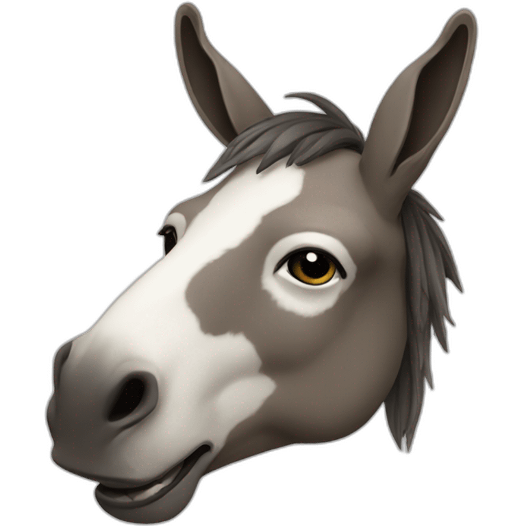 Burro de rodeio emoji