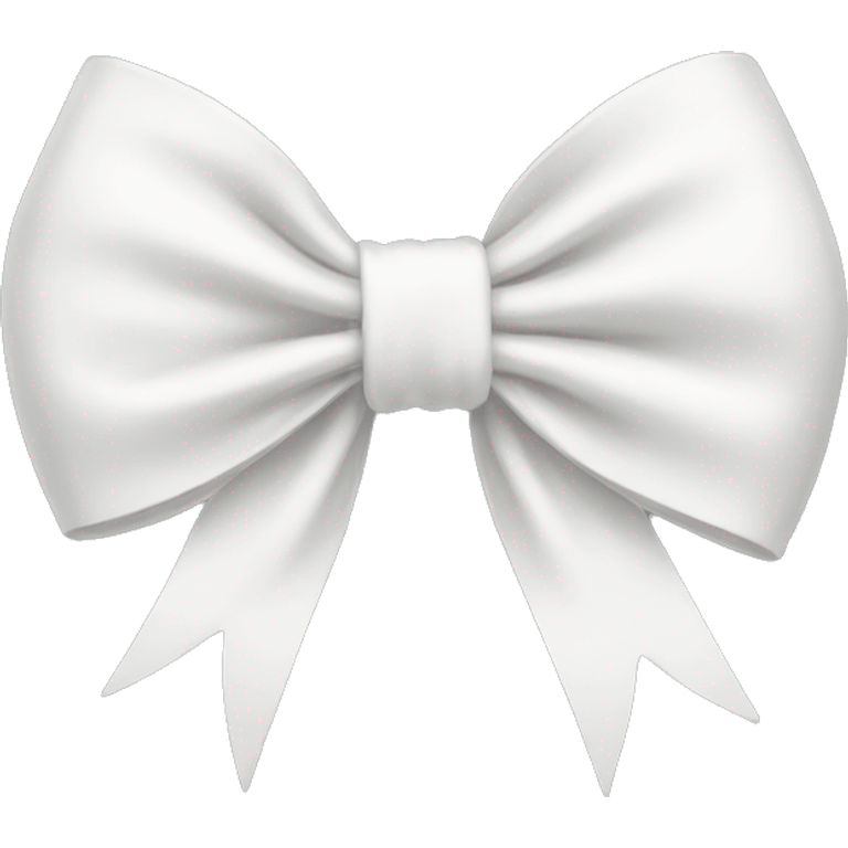 White bow emoji