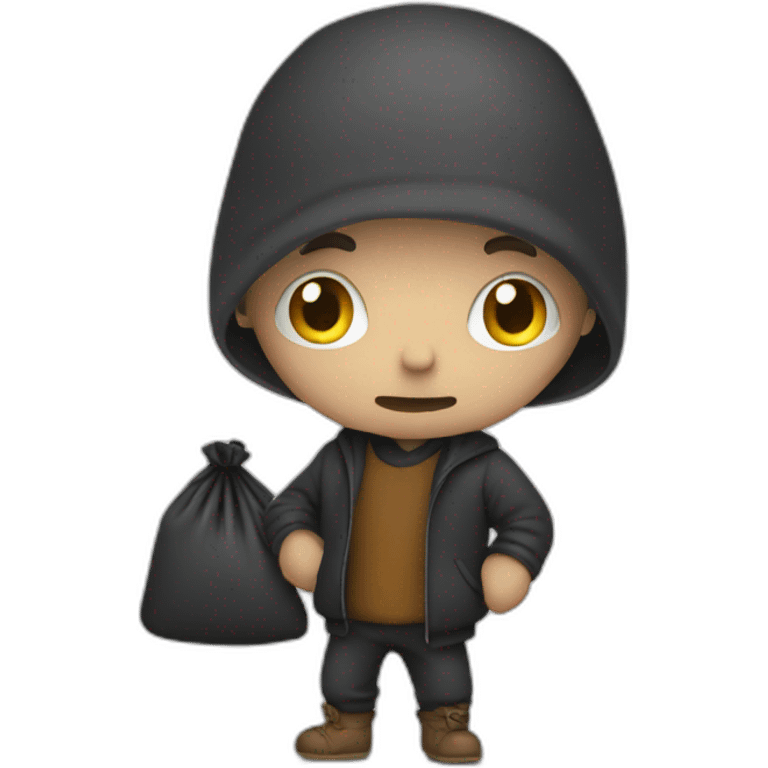 thief with a bag emoji