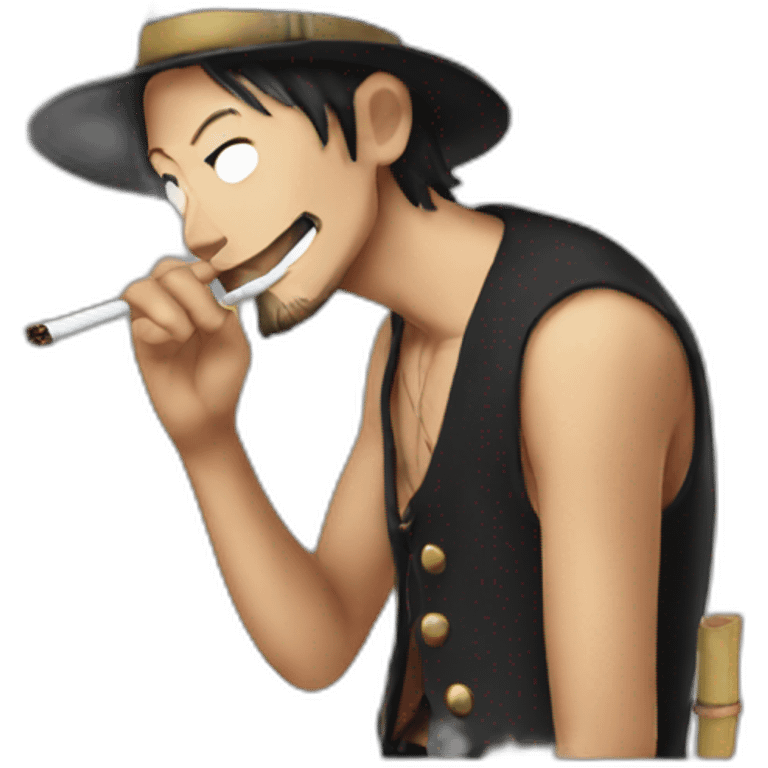 Smoker one piece emoji