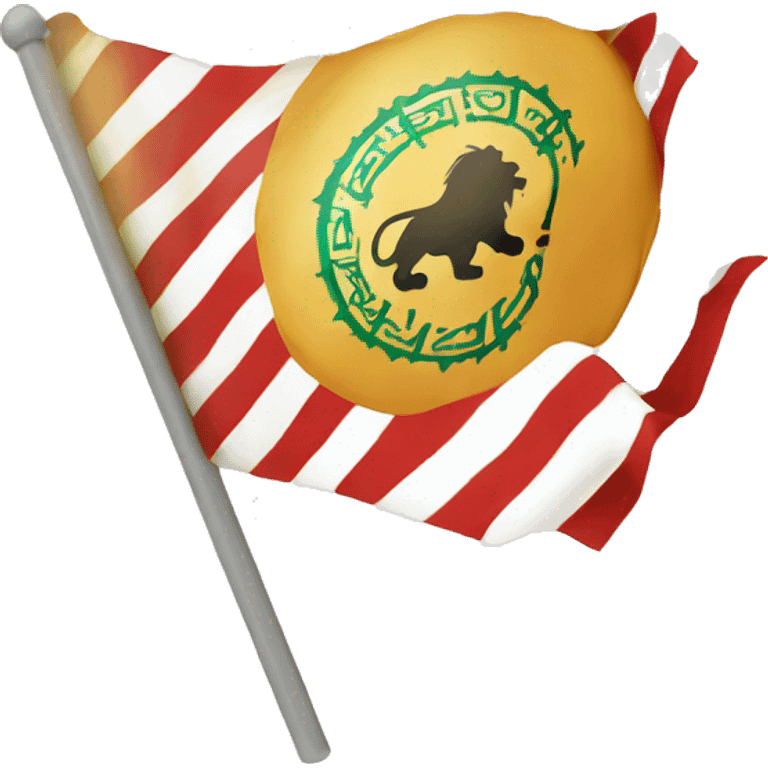 flag Iran lion-sun emoji