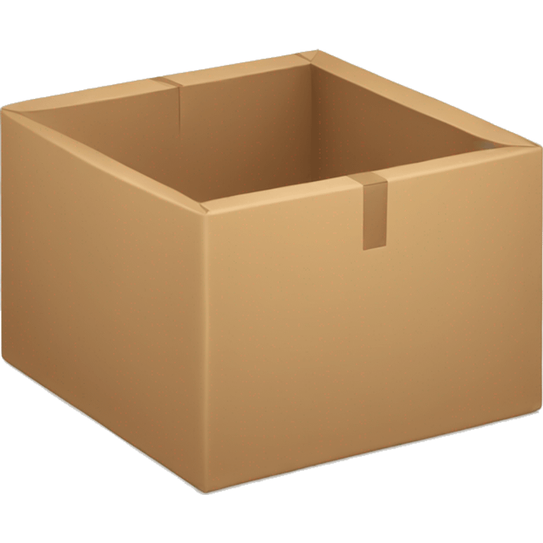 a flat box emoji