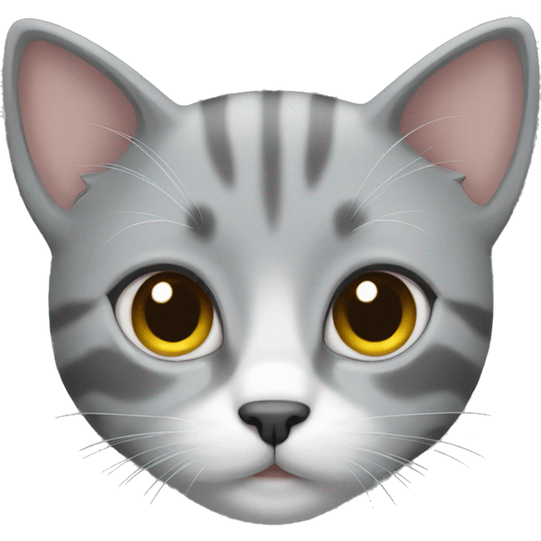 Grey kitten  emoji