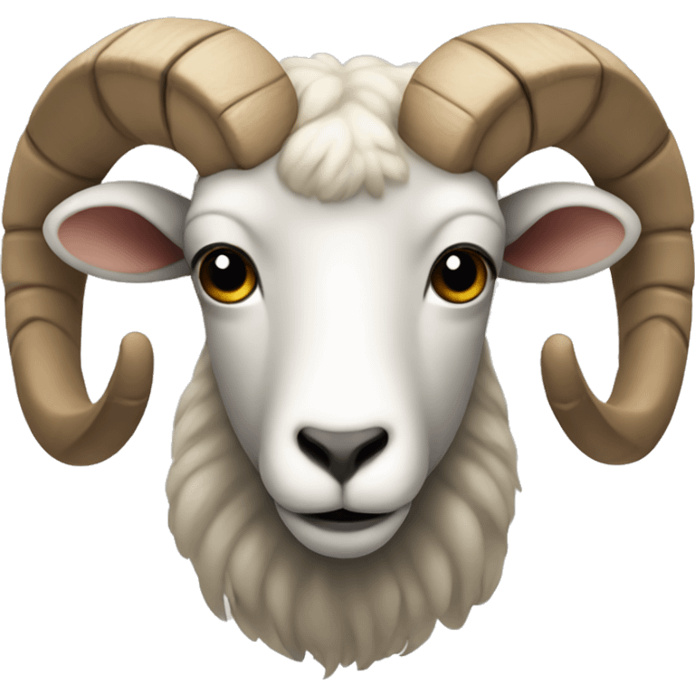 Ram with a human face emoji