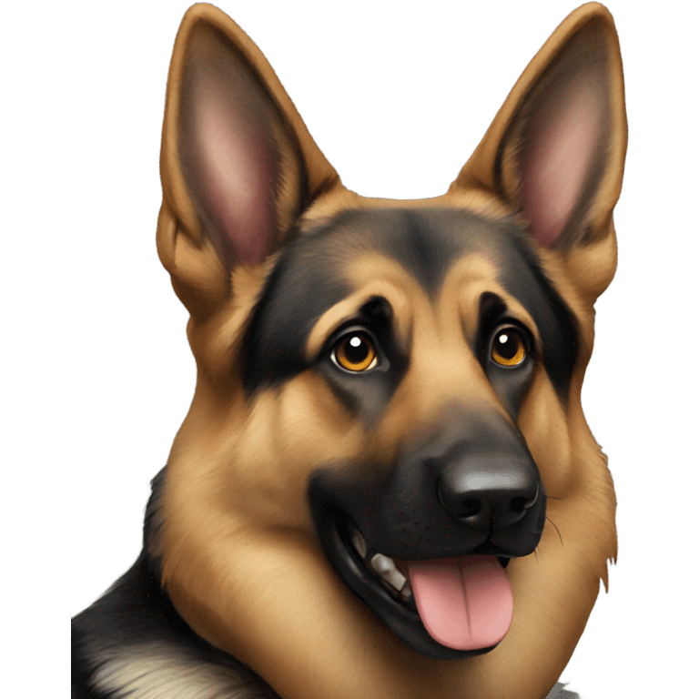 German shepherd  emoji