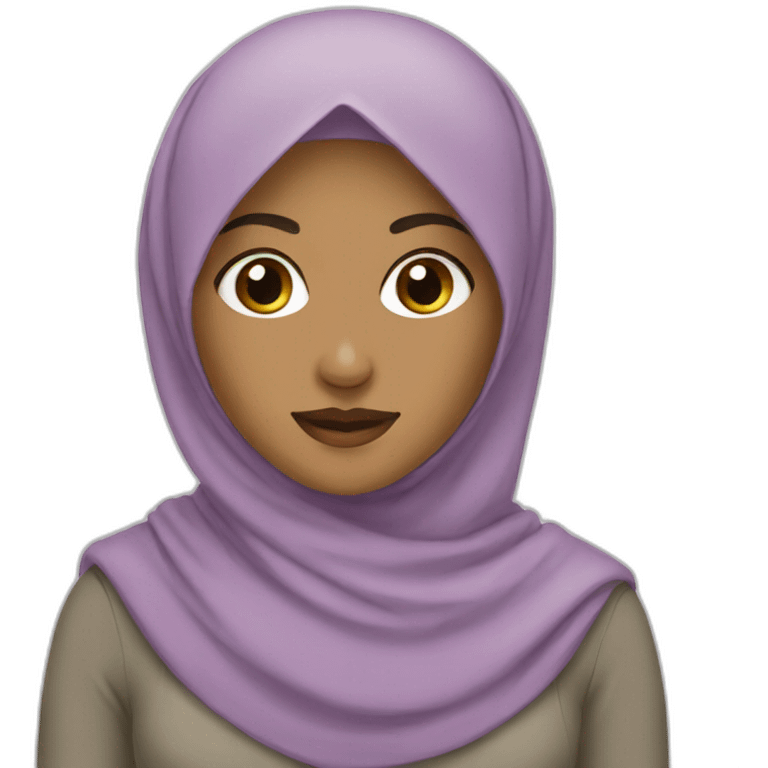 Women hijab emoji