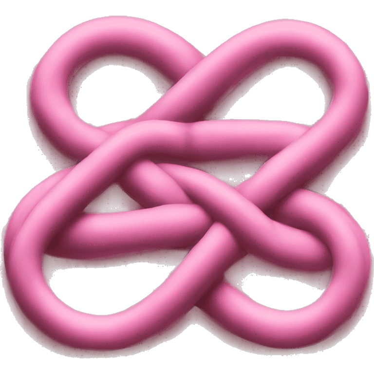 pink figure 8 knot emoji