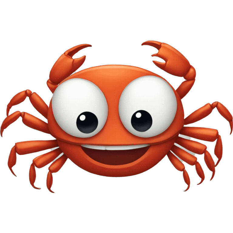 Laughing crab face emoji emoji