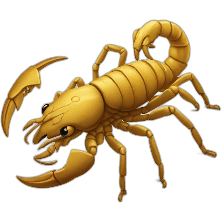 scorpion on lion’s head emoji