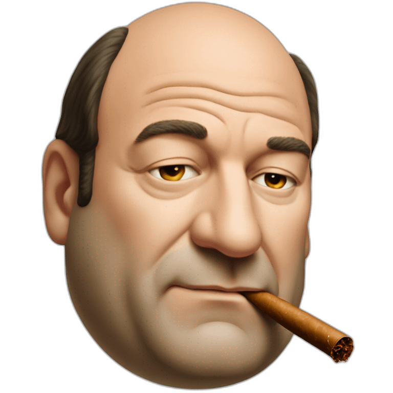 James Gandolfini smokes cigar emoji