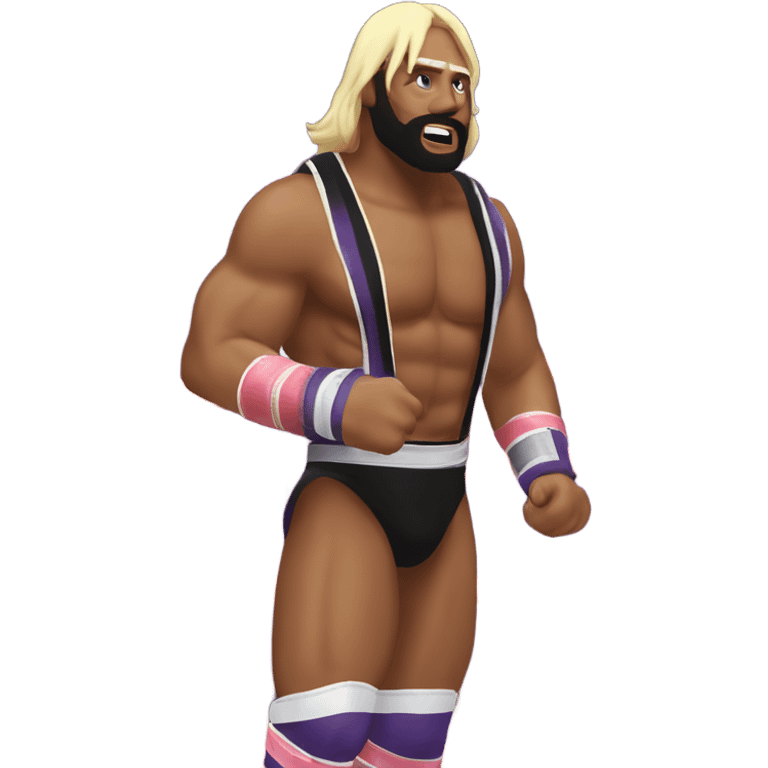 macho Man  wrestling ￼ emoji